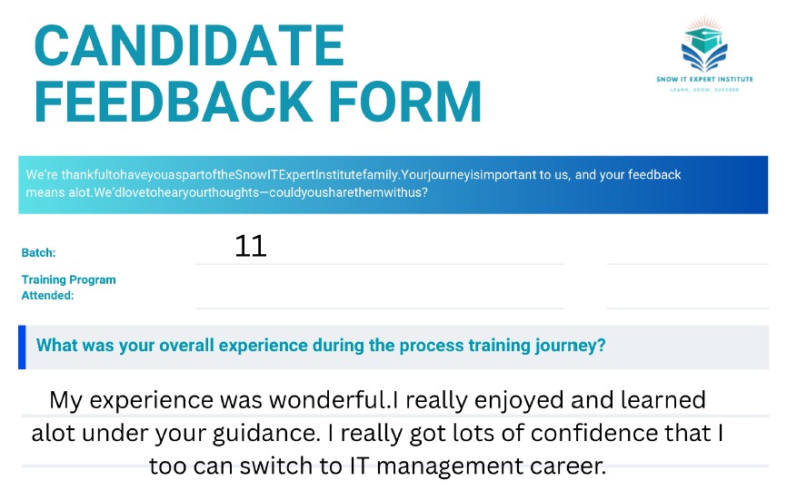 Detailed student feedback